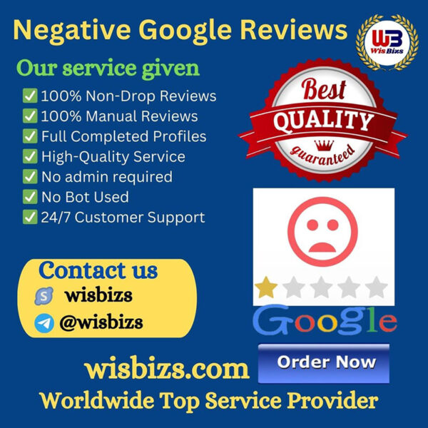 Buy Negative Google Reviews