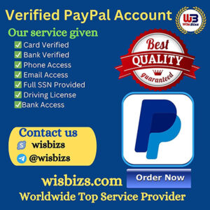 Buy verified PayPal account Using the well-known online payment service PayPal, users can send and receive money as well as engage in bitcoin trading. Under these circumstances, PayPal operates as an independent company, headquartered in San Jose, California. PayPal has become a ubiquitous payment method for online transactions, and is used by individuals and businesses in more than 200 countries worldwide. If you need, you can buy PayPal account from wisbizs.com to use the accounts with high efficiency. Because PayPal acts as a trusted payment gateway between buyers and sellers, users. Here both sellers and buyers can make payments without sharing their financial information directly with the seller. PayPal protects users against scammers based on their actions and checkout methods (algorithms). One of the main advantages of using PayPal is that it allows fast and secure transactions. If you want to speed up your payment process, buy verified PayPal accounts from wisbizs.com, the best place to buy. What documents do we use to create and verify our PayPal creations? To use PayPal, users must first create an account by providing their name, SSN, email address and other personal details and all documents should be 100% legal and authentic. Once an account is created in time, users can link their PayPal to their bank accounts, credit cards, and then use PayPal to shop online from anywhere in an approved country. Just keep your account location as per your location. So let's see our account details and buy PayPal account. Our account details: • Phone number is verified • Unique email address that is PVA • Date of birth fixed and verified • Social Security Number, (SSN) verified • Credit cards, debit cards and bank accounts are linked • Driving license verified • Account login access is guaranteed • Express delivery with 100% replacement guarantee • Money back guarantee Why should you buy USA PayPal account from us? PayPal is a transaction platform but it provides many offers to its users so that users can stay safe and complete any type of transaction from one corner of the world to another. But according to the survey, the top countries for using PayPal are USA, UK, Canada etc. respectively. And it is very safe to use PayPal from USA if the account is 100% legal and fully verified with authentic documents. Let's consider buying PayPal account from wisbizs.com at cheap price. Our company is located in USA so, most of our clients belong to USA. People buy USA PayPal accounts from us at very reasonable and flexible prices. Buy verified PayPal account Buy verified PayPal account Our team's main goal is to provide verified PayPal accounts to USA and other potential countries. Most of our clients are in USA, UK, CA and wish to buy PayPal verified USA, UK, CA documents. We have many collection of USA online documents like SSN, Driving License, Passport, Visa etc. So the buyer does not feel any hardship for late delivery. If you order with any type of account including PayPal, Coinbase, Chase Bank, we can deliver on time as you wish. So, why delay placing your order on wisbizs.com to buy USA PayPal account? Buy verified PayPal account Real benefits of using our verified PayPal account- • Our document verified PayPal accounts have higher trading and transaction limits than unverified records, allowing you to send and receive larger amounts of money. • Checking PayPal accounts are seen as additional solid accounts by various clients, as the individuality of the PayPal holder is emphasized by PayPal. • For associations, having a verified PayPal account can help promote and make payments by allowing clients to pay with a trusted and secure method. • With a registered and fully verified PayPal account, you can send and receive cash quickly without worrying about the security of your business. • PayPal is a widely accepted online payment system that gives you the license to earn and receive money quickly and faster than other methods. With PayPal, you can send and receive cash from anywhere in the world. • PayPal maintains business in more than 200+ countries and territories and it allows you to get profit share in various financial guidelines.If you made a payment by mistake, you can get a refund. Even if someone tries to scam you, you can dispute your money and hang the scammers. • You can easily transfer money from your account to your relatives using FNF options. Let's discuss PayPal fees in brief- PayPal also offers a range of other services Users can use PayPal to pay for goods and services online or send money to friends and family (FNF). PayPal also offers a mobile app, which allows users to manage their accounts, send and receive money, and make payments on the go. PayPal's fees are for the most part lower than traditional bank and credit card charges. The specific fees charged by PayPal will depend on various variables, such as the type of transaction, the currency being used and the country in which the transaction is being made. With its user-friendly interface and range of features, PayPal is likely to be a popular payment method for years to come. Buy verified PayPal account Why do experts always recommend buying only verified PayPal accounts? PayPal limits are too high if your account is fully verified. If you buy verified PayPal accounts from us, you can bypass these cutoff points and approach higher exchange limits. We recommend you to buy old PayPal account and increase your transaction and trading limit. Buy old PayPal accounts so you can get a premium service for a long time. You should first contact primebizs.com to get verified PayPal account as it is trusted platform. Buy verified PayPal account.